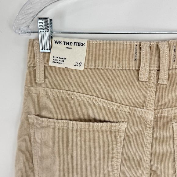 COPY - WE THE FREE Risk Taker High Rise Straight Corduroy Pants Women's Sz 28 N… - Picture 7 of 16